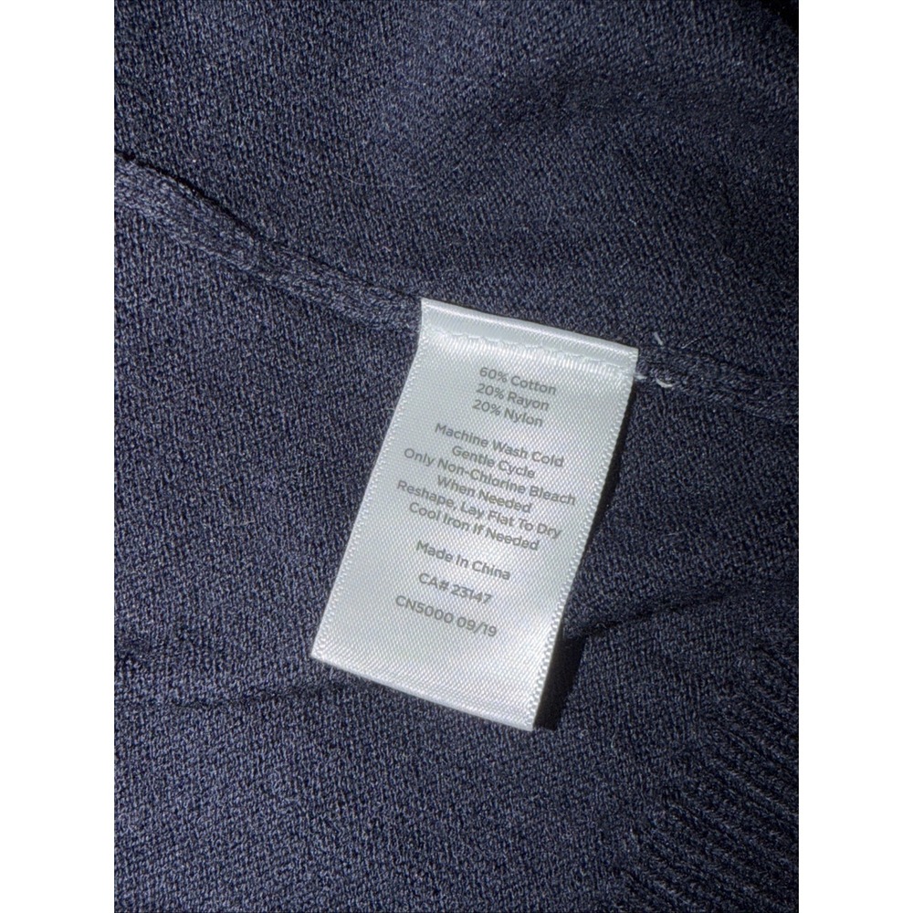 Talbots 'Après Sail' Open Front Cardigan Sweater Size MP Coastal Nautical Beach - Picture 4 of 4